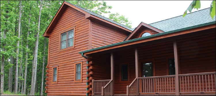 Log Home Staining in Bryson City,  North Carolina